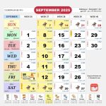 Singapore Calendar Sep 2025